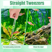 Aquarium Aquascape Tools Kit - 12.5in / Silver - image 4
