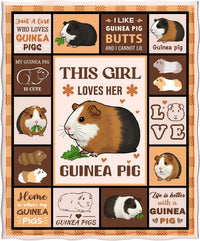 Levens Black Cat Blanket, Cozy Cats Blankets for Cat Lovers 60"x50" Soft Plush Black Cats Gifts - Guinea Pig Blanket Brown / 50"x60" - image 2