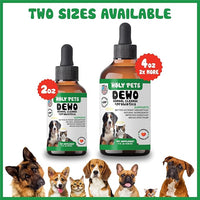 Herbal Gut Cleanse & Natural Parasite Support for Dogs & Cats with Probiotics – Promotes Digestive Health, Detox, and Wellness – Liquid Supplement for Pets – Made in The USA