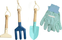 Gardening Set, Tool Kit, for Kids, STEM, Includes Tote Bag - Ocean Blue - image 2