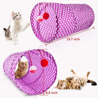 MIBOTE 28Pcs Cat Toys Kitten Toys Assorted, Cat Tunnel Catnip Fish Feather Teaser Wand Fish Fluffy Mouse Mice Balls and Bells Toys for Indoor Cat Puppy Kitty Interactive Cat Toy Set