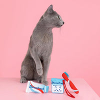 Fringe Studio, Off THE Scales Durable Cotton Canvas Cat Toy - Minty Fresh - image 4