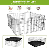 2-Story Wooden Rabbit Hutch with Chew-Proof Ramp - image 4