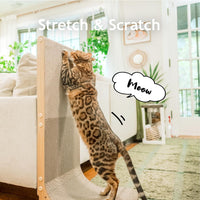 Necoichi Cardboard Cat Scratcher Wall for Indoor Cats - Large 33.5" / Wall(Oak) - image 3