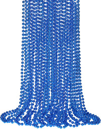 SHAOQINLIN 12 PCS Gold Bead Necklace - Blue