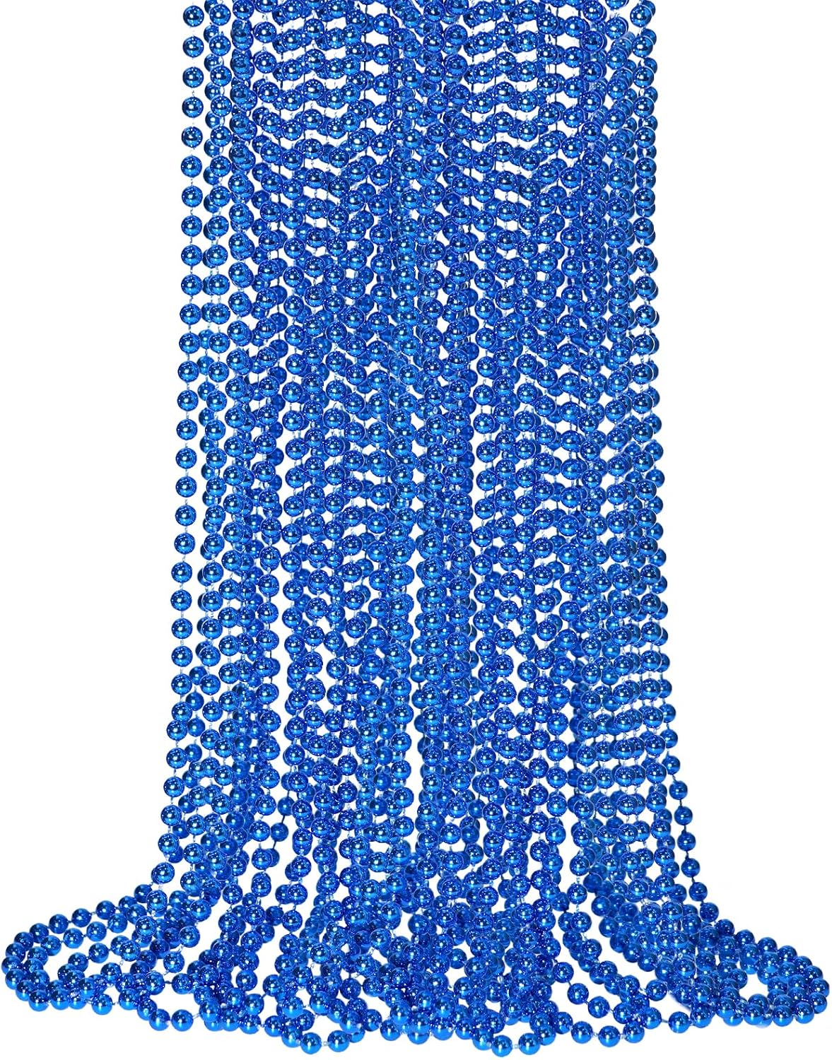 SHAOQINLIN 12 PCS Gold Bead Necklace - Blue