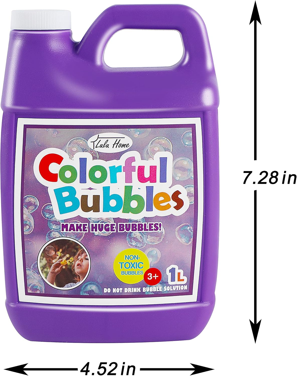 Lulu Home 33.8 OZ/1 L Concentrated Bubble Solution - Purple - image 2