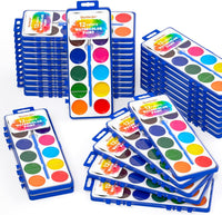 Shuttle Art 30 Pack Watercolor Paint Set Bulk - 12 Colors 30 Pack