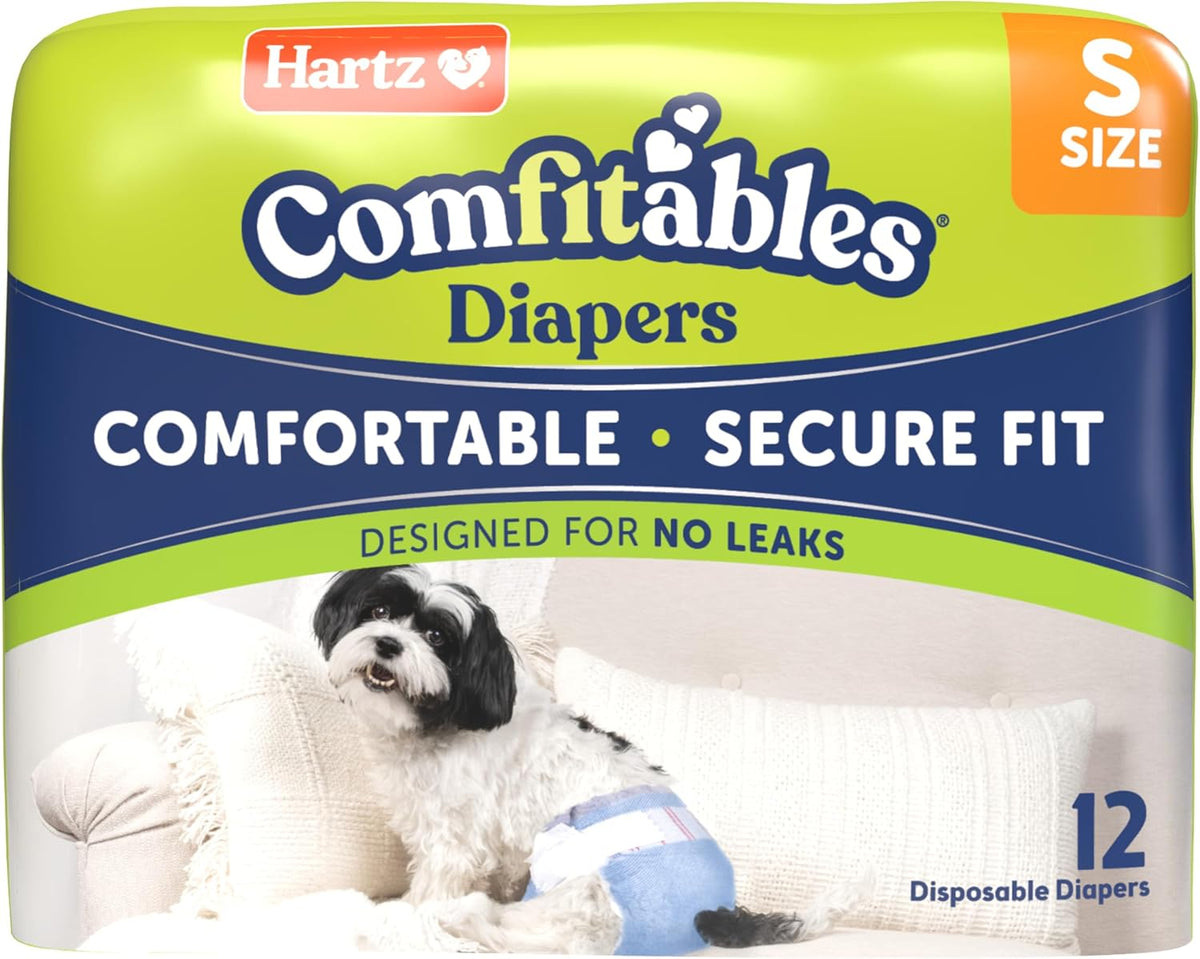 Hartz Disposable Dog Diapers, Size S 36 count - Trial Pack / Small