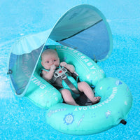 Mambobaby Float with Canopy, UPF 50+ Baby Swim Float – Fun for Kids & Family - Limited Green - image 4