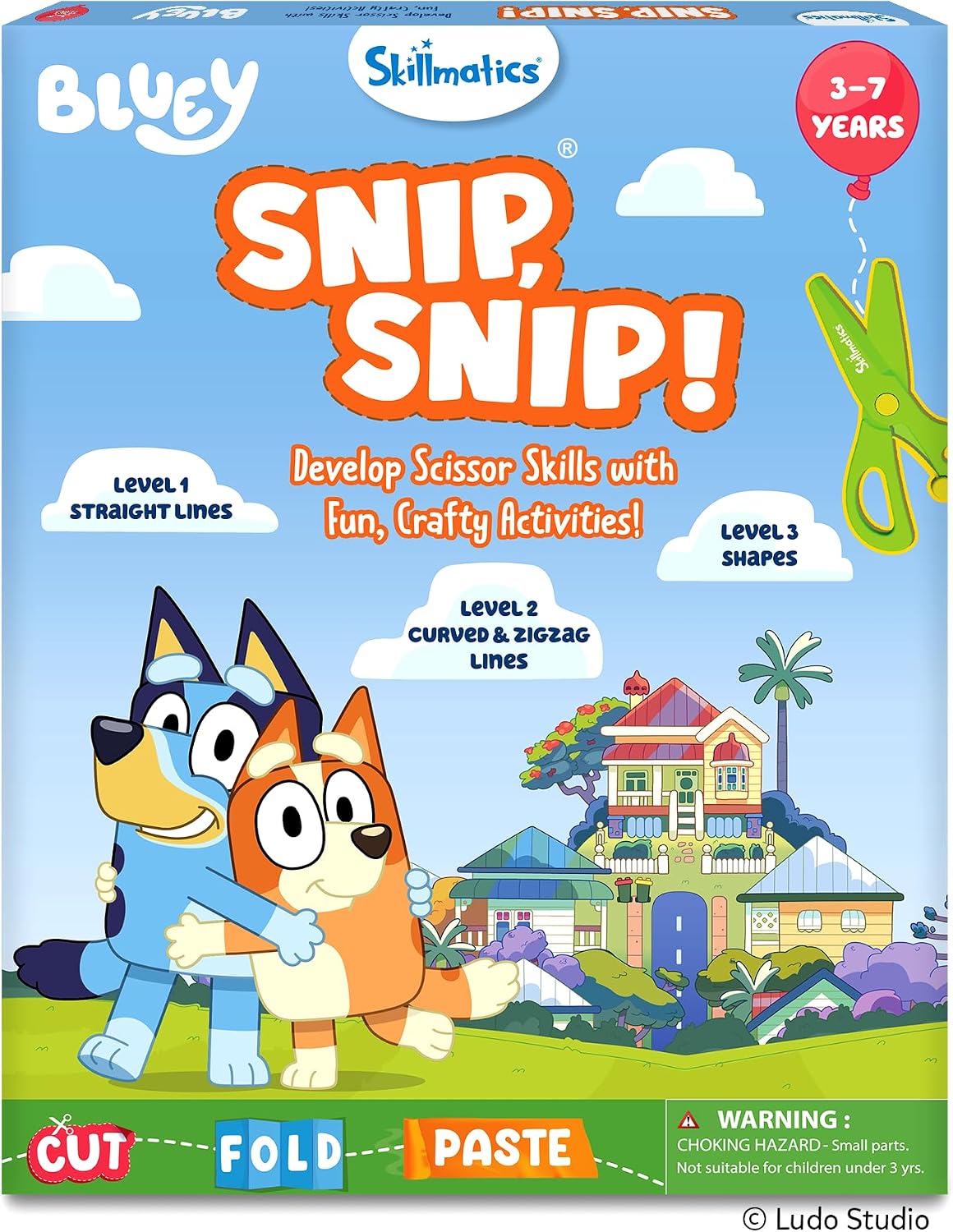 Skillmatics Snip, Scissor Skills, Felt Craft Activity - 3. Bluey