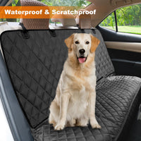 Waterproof Scratchproof Pet Bench Seat Covers for Cars, SUVs – Essentials for Dogs - black / Medium-52"W - image 4