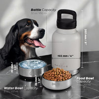 32oz Insulated Dog Water Bottle - Frosty Mist - image 2