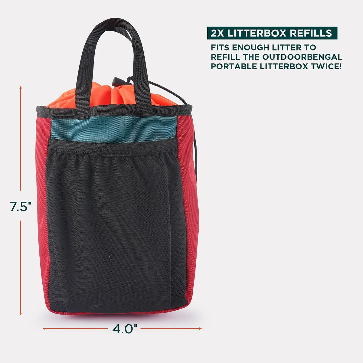 OutdoorBengal Go Litter Portable Travel Litter Box Set for Cats – Daily Care for Cats - Litter Bag - image 3
