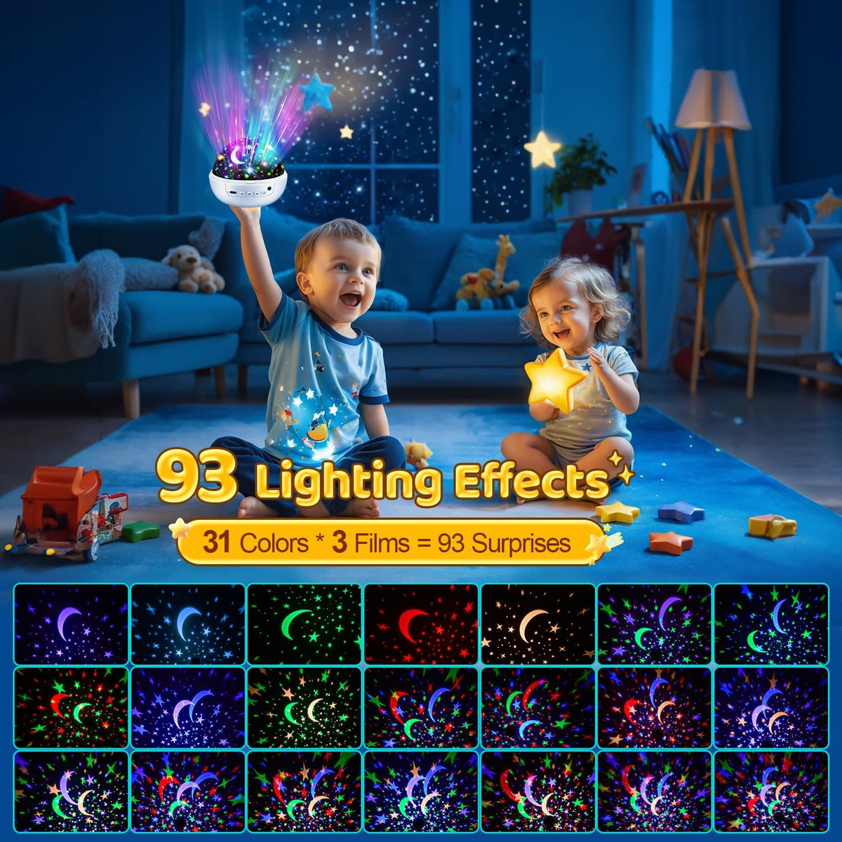 Staryou Dinosaur Toys, Remote+ 3Films+ 93Effects Dinosaur Toys for Kids 3-5 – Fun for Kids & Family - White - image 3