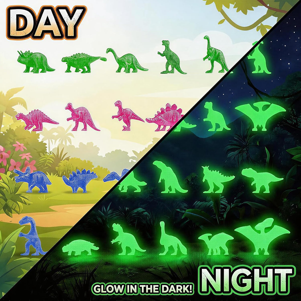 24 Dinosaur Eggs Dig Kit Toys for Kids - 24 Dinosaur Eggs(Glow in The Dark) - image 4