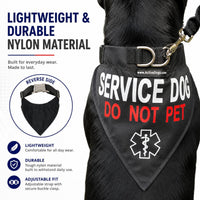 ActiveDogs Service Dog Bandana Collar, Do Not Pet - Med/Lg: 15" - 25" - image 3
