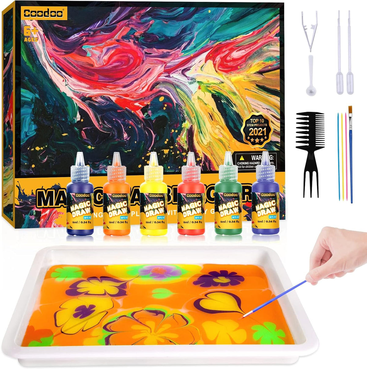 Water Marbling Paint for Kids