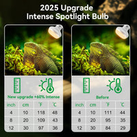 LUCKY HERP Intense Heat Lamp Bulbs for Reptiles 100W 2 Pack - Natural Basking Light Bulb / 75 Watts - image 3