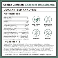 Wholistic Pet Organics Canine Complete - Dog Multivitamin Powder - 4 Lb - Daily Dog Vitamins and Supplements for Homemade Food - Immune System, Skin, Coat & Overall Health - Small and Large Breed
