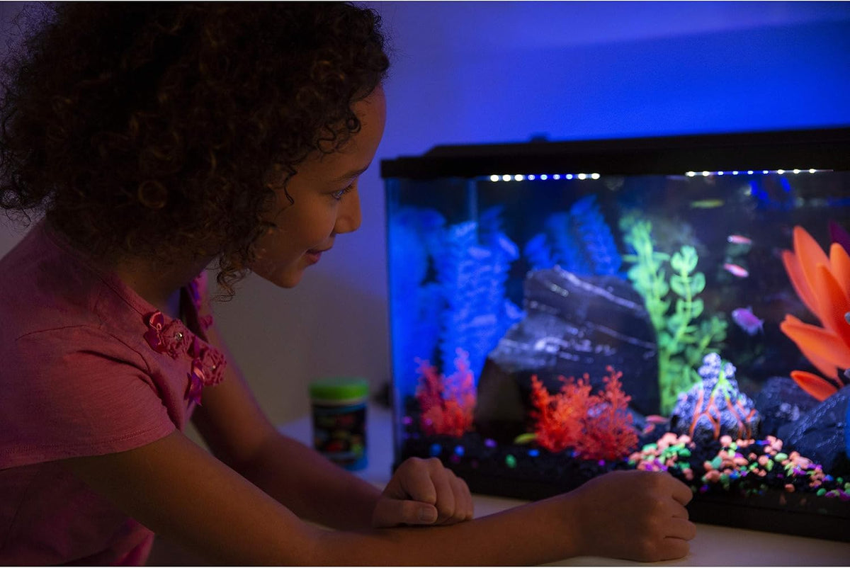 GloFish Aquarium Gravel, Black With Fluorescent Accents - Black With Fluorescent Highlights / 5 LBS - image 4