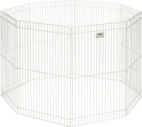 MidWest Homes for Pets Small Animal Pet Playpen/Exercise Pen - White / 29.6"L x 19.5"W x 18.0"H - image 2