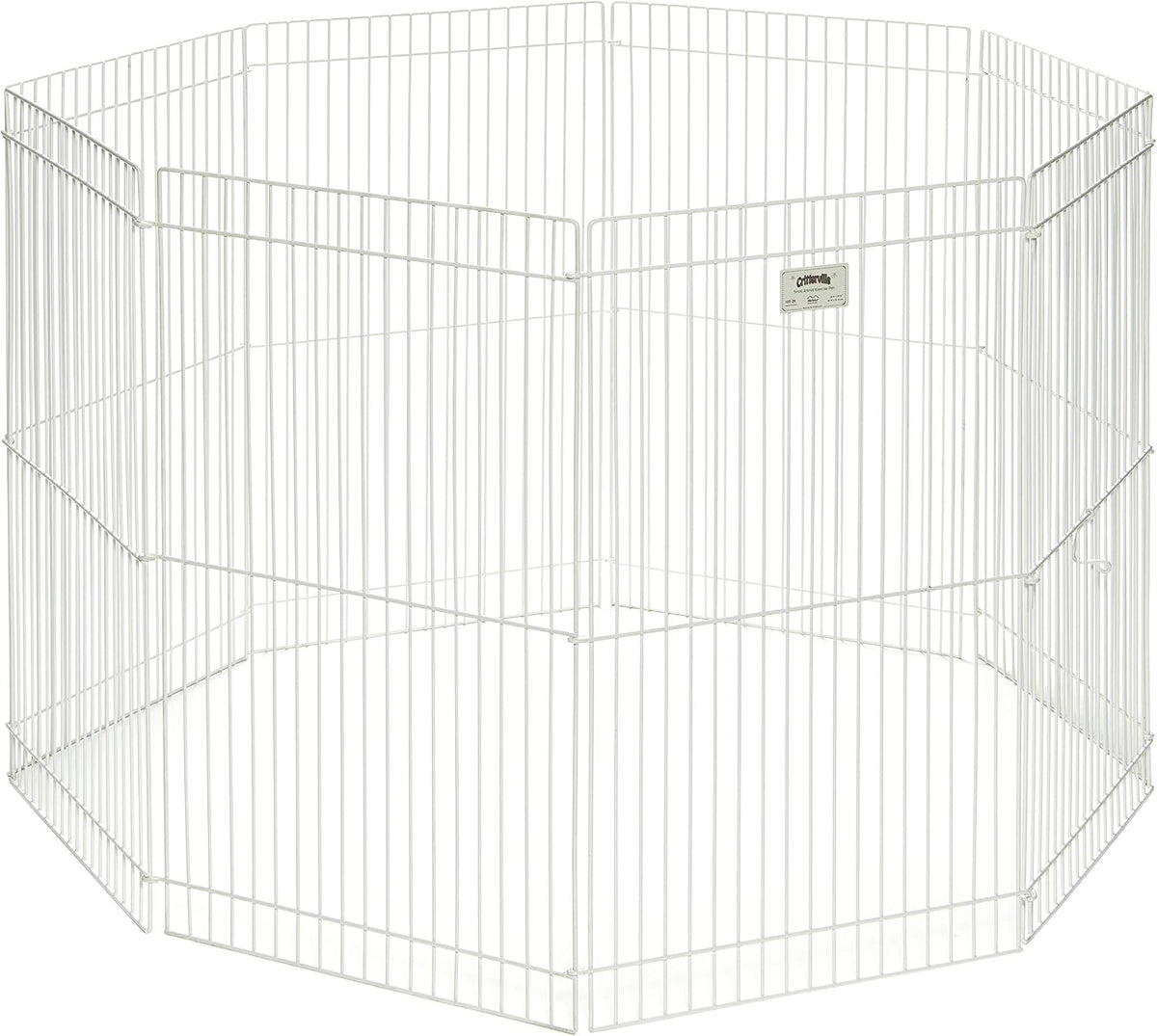 MidWest Homes for Pets Small Animal Pet Playpen/Exercise Pen - White / 29.6"L x 19.5"W x 18.0"H - image 2