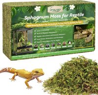 14OZ Natural Sphagnum Moss for Reptile Terrarium Substrate Bedding – Daily Care for Reptiles And Amphibians - 1.3LB