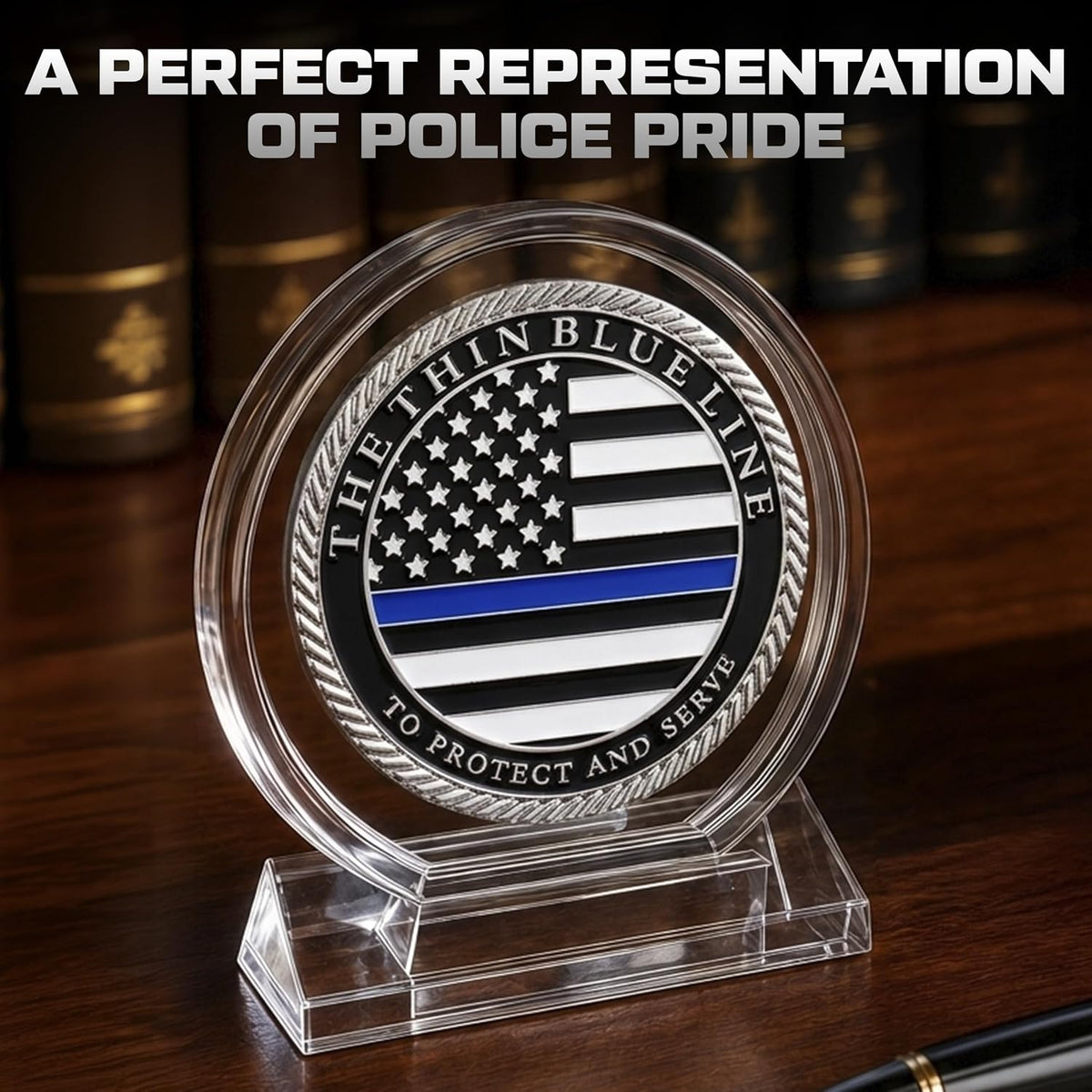 Military Gift Shop Air Force Armed Forces Prayer Coin - Police - image 4