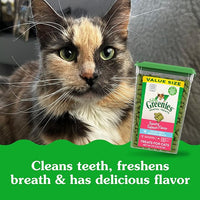 Greenies Feline Adult Dental Cat Treats, Savory Salmon Flavor, 9.75 oz. Tub