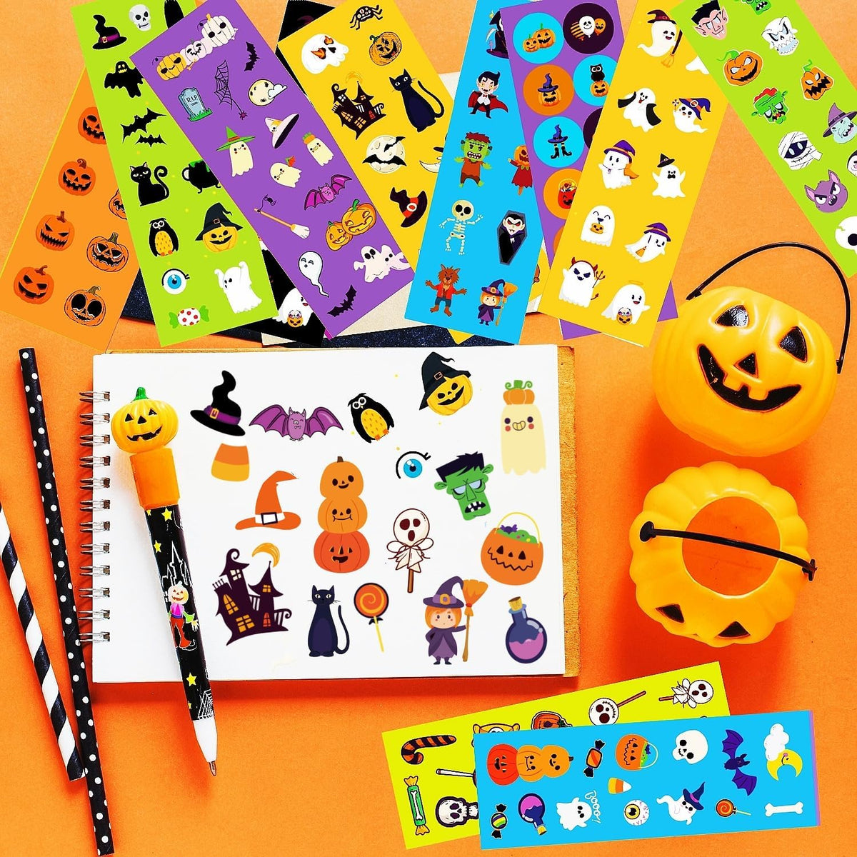 150 Sheets Halloween Stickers for Kids - 150 Sheets Halloween Stickers - image 4
