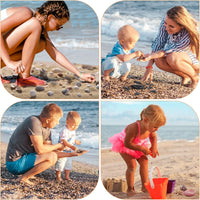 Vodolo Beach Mesh Shovel with Mesh Beach Bag for Shell Collecting - Silver - 1pcs Shovel With 1pcs Bag - image 4