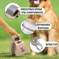 DogBuddy Pooper Scooper, Portable Dog Pooper Scooper - Large / Taupe - image 4