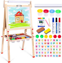 Ragstone Kids Easel Child Easel with Paper roll Double Sized