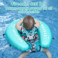 Mambobaby Float with Canopy, UPF 50+ Baby Swim Float – Fun for Kids & Family - Standard Green - image 3