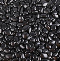 45lb White Rocks for Plants, Potting - 7LB / Black