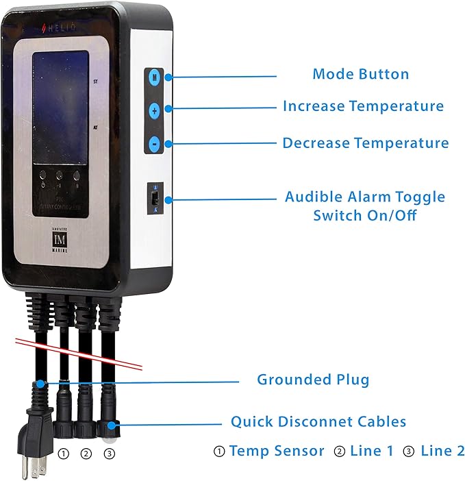 Innovative Marine Helio PTC Smart Reef Aquarium Heater (200 Watt)