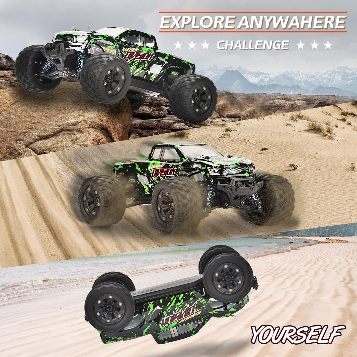 TENSSENX 1:18 Scale All Terrain RC Cars - image 4