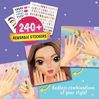 BSCOOL Nail Art Book for kids Stickers and Design Guides. - 1 PCS - Nails and Make Up - image 3