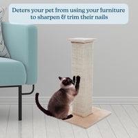 PETMAKER Cat Scratching Post - Beige - image 3
