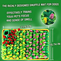 Snuffle Mat for Dogs, Sniff Mat for Cats Puppies Rabbits - Pink - image 2