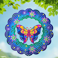Rooster Metal Wind Spinners - Butterfly / 15 inch