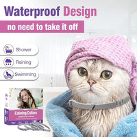 Calming Collar for Cats 4 Pack - Adjustable Soother - Anxiety Relief - Stress Pheromone Collar - Comfort Cat Calm Collars - Lasts 30 Days