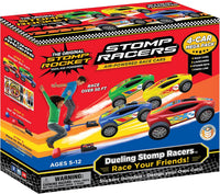 Dueling Stomp Racers by Stomp Rocket, Air Powered Race Car Set – Fun for Kids & Family - Mega Pack