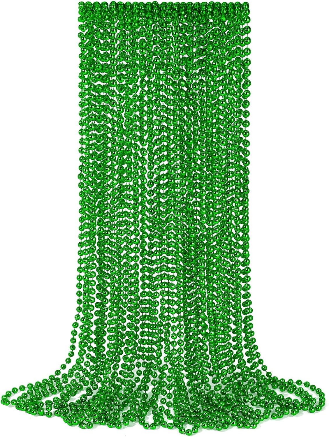 YAXINRUI 120 PCS St. Patricks Day Necklaces - Green / 12 Pcs