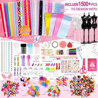 Axirata 1500+PCS Fashion Designer Kit for Girls with Fashion - 1500+PCS Fashion Design Kit - image 2