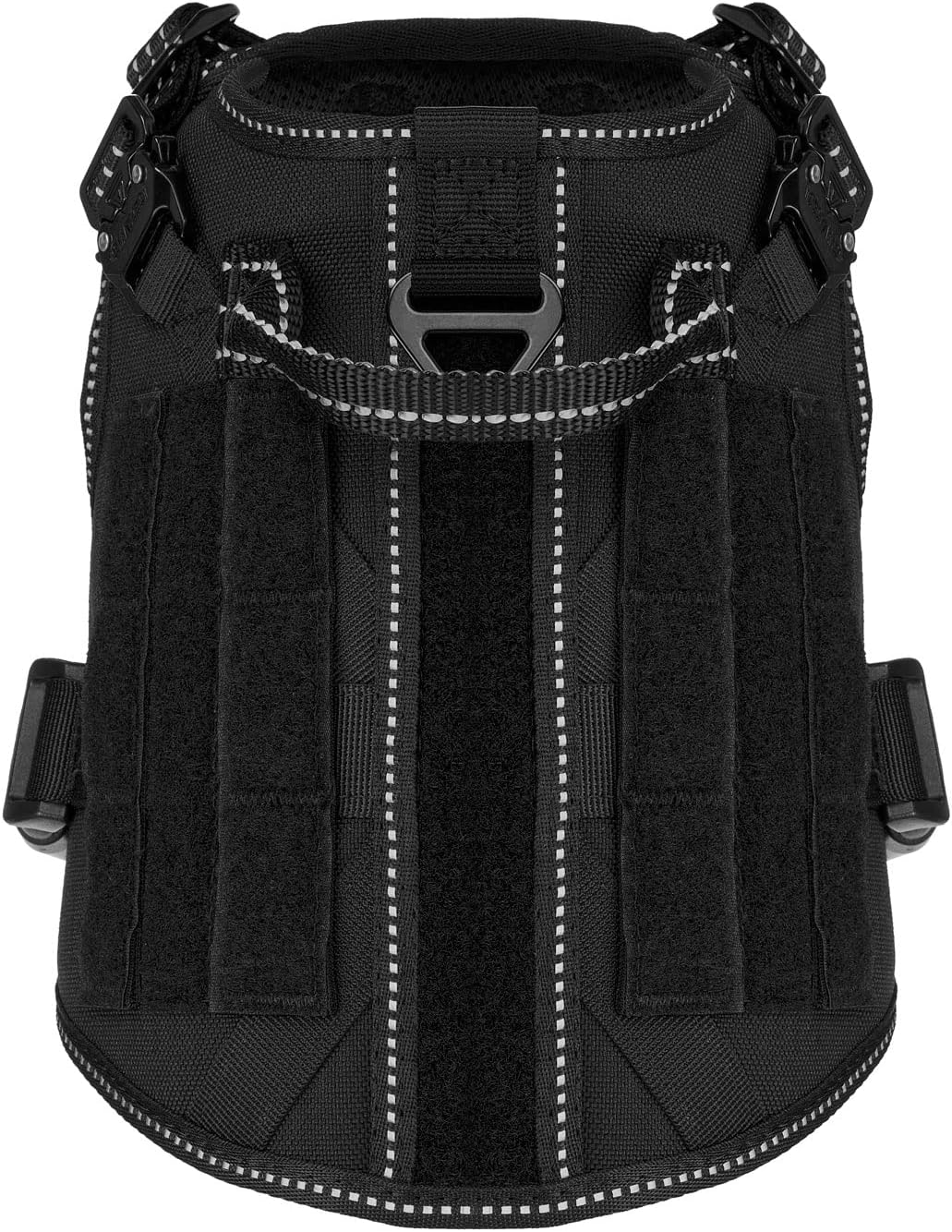 Tactical Dog Harness for Large Dogs, Reflective No Pull Dog Vest - Small (Pack of 1) / Black - image 3