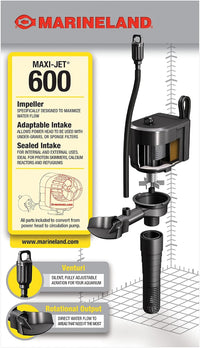 Marineland Maxi-Jet 400 Multi-Use Water Pump & Power Head – Essentials for Fish - 160/750 gph - image 2
