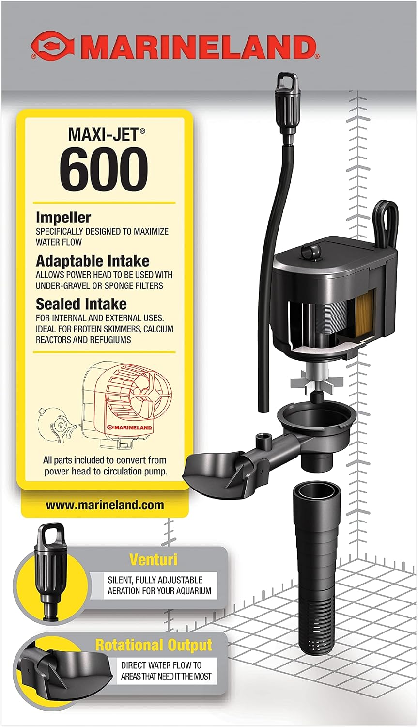 Marineland Maxi-Jet 400 Multi-Use Water Pump & Power Head – Essentials for Fish - 160/750 gph - image 2