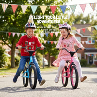 bicystar 16-inch balance bike for kids with BMX-style frame and air tires - view 10